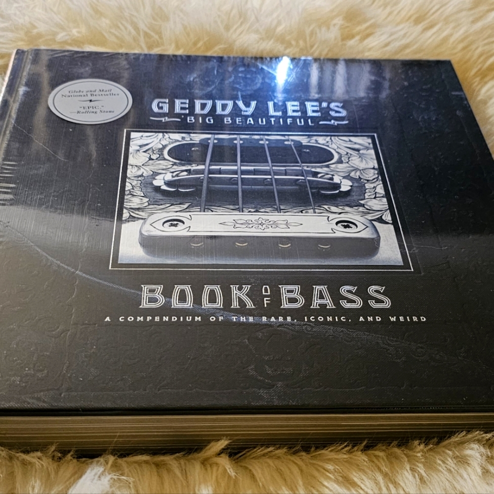 BRAND NEW: GEDDY LEE'S BOOK OF BASS STILL IN WRAPPER!!